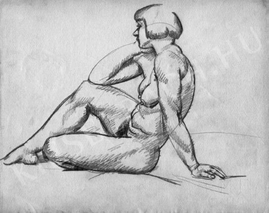 Simon, György János - Musing Nude | Auction of Photos and Works on Paper auction / 84 Lot