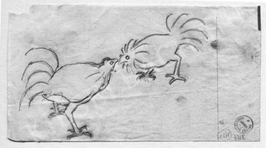  Medgyessy, Ferenc - Animal Studies I, 1930s painting