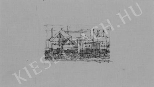  Barcsay, Jenő - Houses in Szentendre | Auction of Photos and Works on Paper auction / 100 Lot