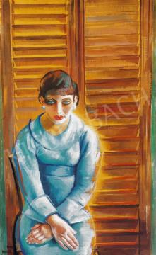  Borbereki-Kovács Zoltán - Római lány, kék ruhában | 20. Aukció aukció / 165 tétel