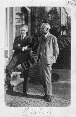 Unknown artist - Portraits of  Béla Bartók and  Zoltán Székely, 1920s 