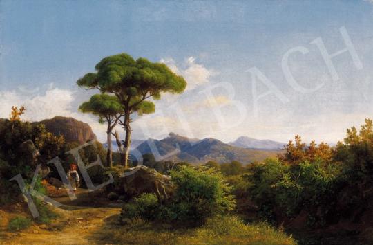 Ifj. Markó Károly - Itáliai táj, 1850 | 20. Aukció aukció / 168 tétel