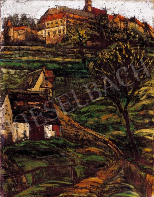Orbán, Dezső - Houses on the Hillside | 20th Auction auction / 174 Lot