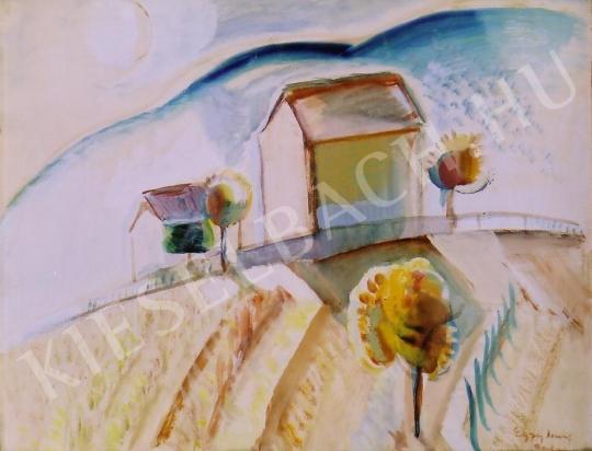 Egry, József - Landscape at Lake Balaton painting