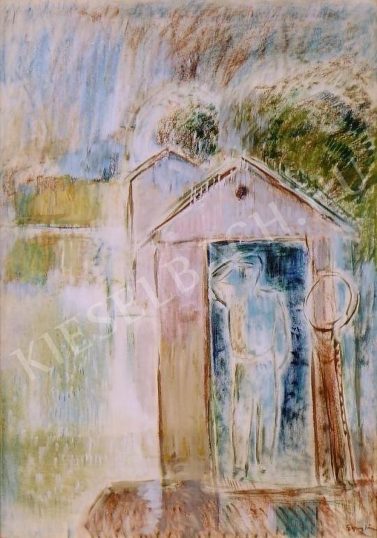 Egry, József - Cabins, 1937 painting