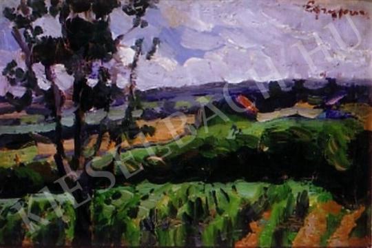 Egry, József - Landscape, around 1910 painting