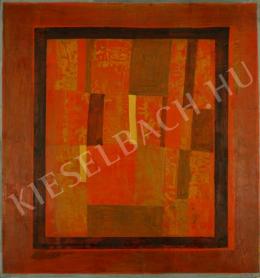 Klimó Károly - Cím nélkül (Zománcterv) (1975)