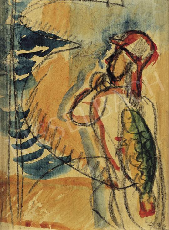 Egry, József - Fisherman at Lake Balaton, 1932 | 35th Auction auction / 3 Lot