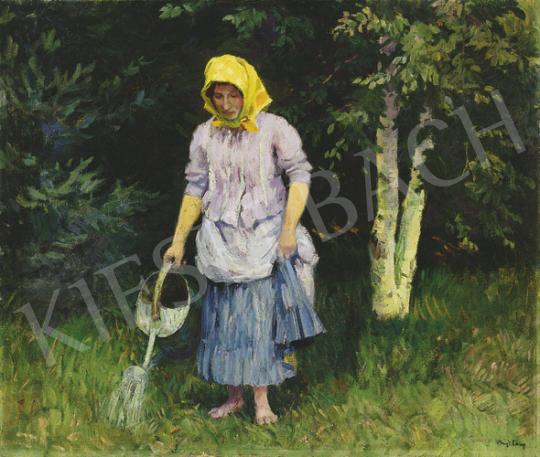  Nyilasy Sándor - Kertben, 1912 körül | 35. Aukció aukció / 15 tétel