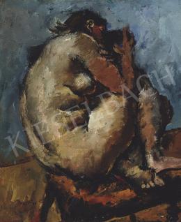  Basch, Andor - In the Studio (Crouching Nude), 1937 