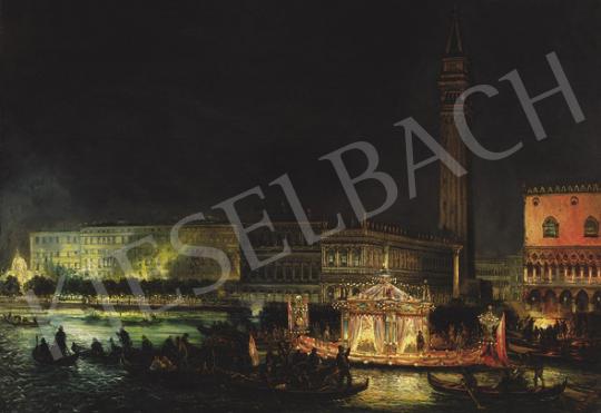 Grubacs, Giovanni - Velence a Dózse-palotával és a Szent Márk térrel | 35. Aukció aukció / 23 tétel
