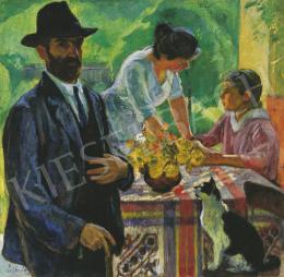 Ziffer, Sándor - Snack in the Garden in Nagybánya, 1919 