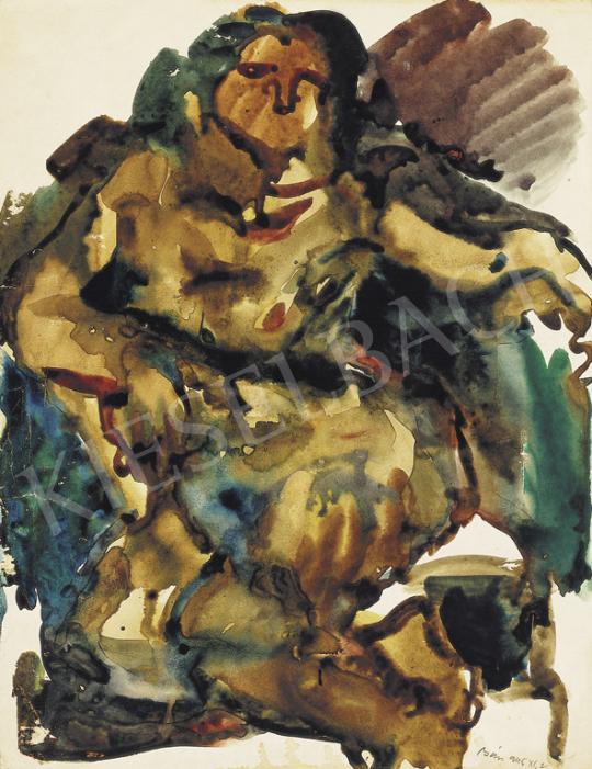 Bán Béla - Ülő akt, 1945 | 35. Aukció aukció / 52 tétel