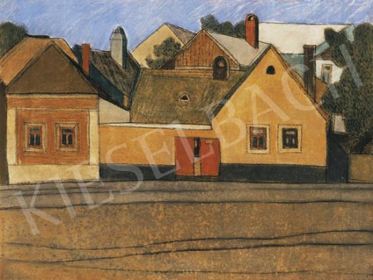 Vajda, Lajos - Houses in Szentendre with Blue Sky, 1935 | 35th Auction auction / 57 Lot