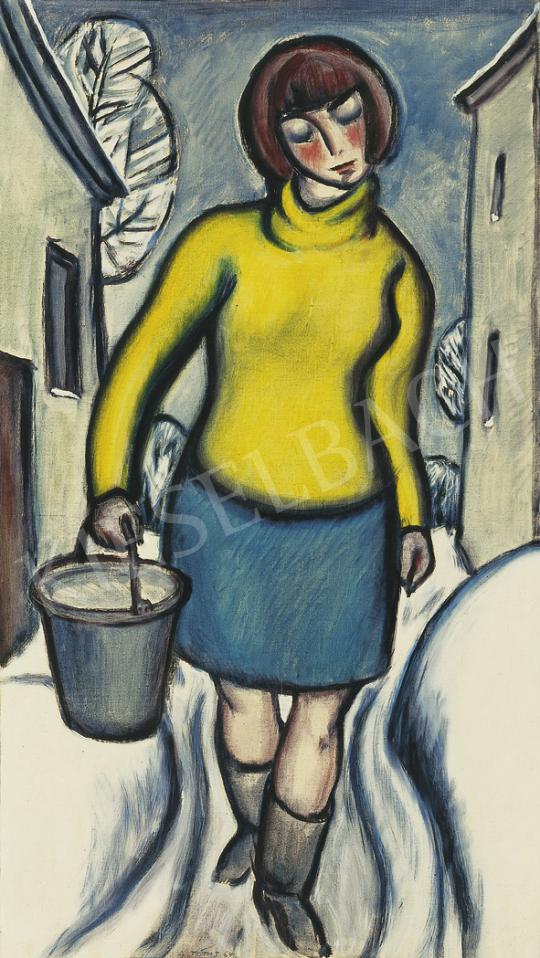 A. Tóth, Sándor - Girl in Yellow Sweatshirt | 35th Auction auction / 69 Lot