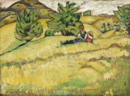 Gyenes, Gitta - Resting on the Hillside 