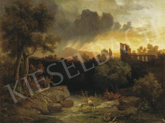 Molnár, József - Romantic Landscape with Storks | 35th Auction auction / 99 Lot