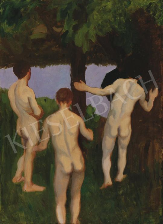  Ferenczy, Károly - Evening (Bathing Men), 1912 | 35th Auction auction / 130 Lot