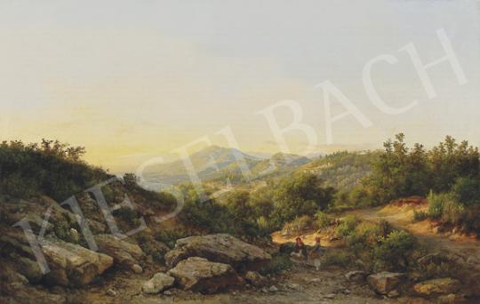 Ifj. Markó, Károly jr. - Fiesole by Florence, 1888 | 35th Auction auction / 146 Lot