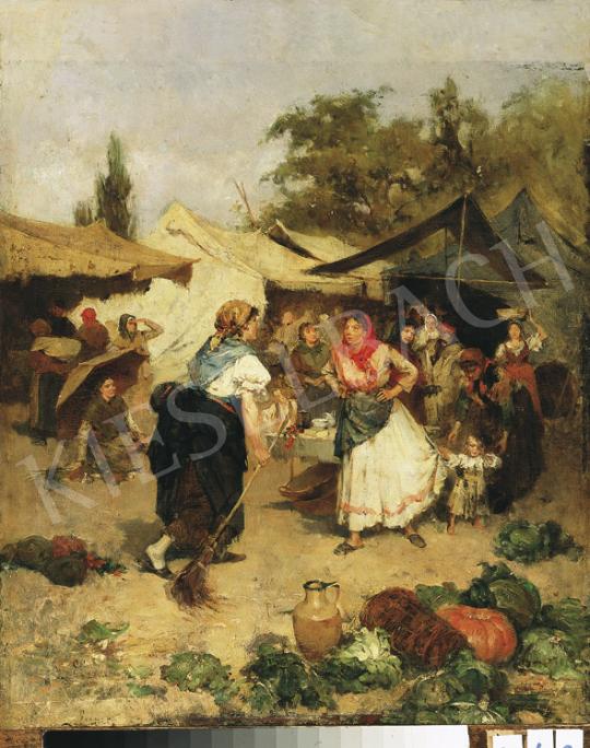 Deák Ébner, Lajos - In the Market | 35th Auction auction / 175 Lot
