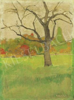  Farkas, Béla - Landscape with Tree, 1910s 