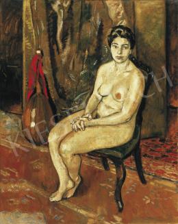 Biai-Föglein, István - Nude with Mandolin, 1941 