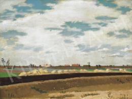 Fényes, Adolf - Landscape Behind Szolnok 