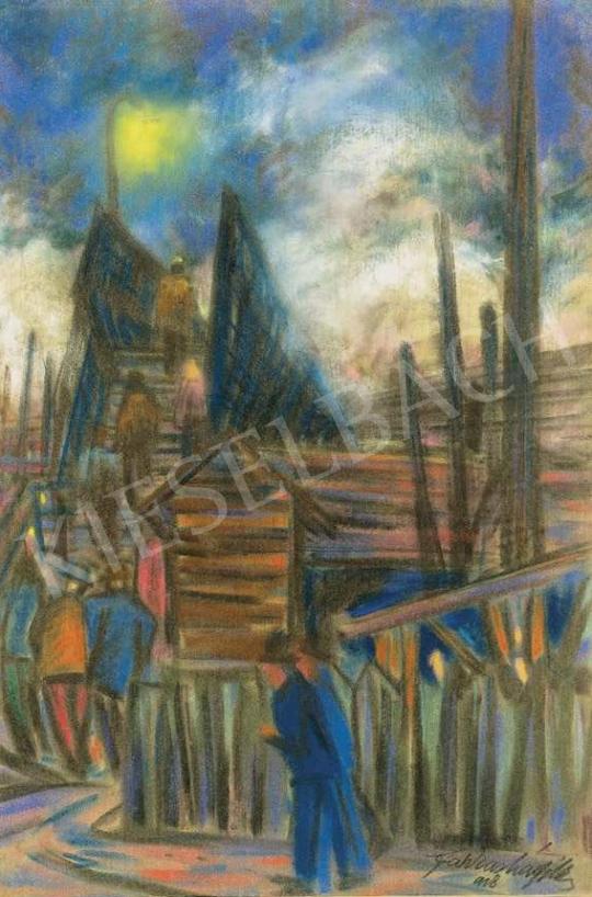 Farkasházy, Miklós - Moonlit Landscape, 1928 | 36th Auction auction / 4 Lot