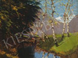  Mednyánszky, László - Birch Trees by the Brook 