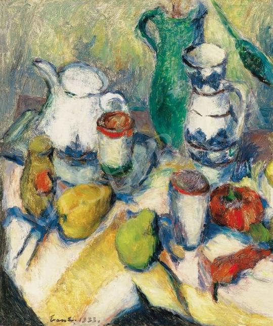 Vass Elemér - Csendélet gyümölcsökkel, 1933 | 36. Aukció aukció / 22 tétel