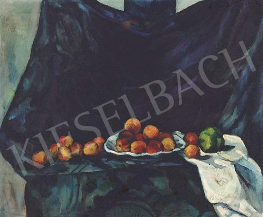  Perlrott Csaba, Vilmos - Still Life with Peach and Apple, 1914 | 36th Auction auction / 33 Lot