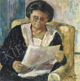 Nagy, István - Reading a Newspaper, 1920 