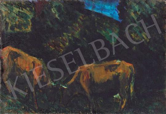 Nagy, István - Landscape in Transsylvania (Cows), about 1925 | 36th Auction auction / 50 Lot
