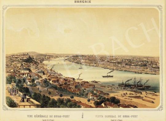 Unknown Hungarian artist - View of Buda-Pest  (Vue generale de Buda-Pest), about 1860-70 | 36th Auction auction / 57 Lot