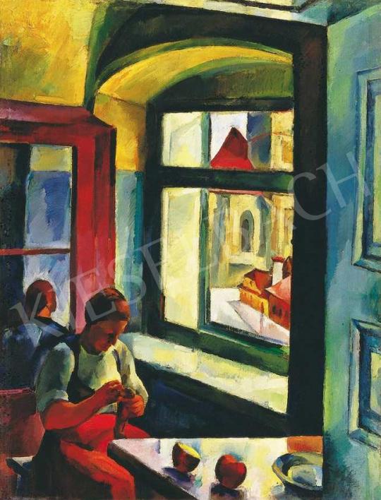  Nagy Imre - Lány ablaknál, 1923 | 36. Aukció aukció / 74 tétel