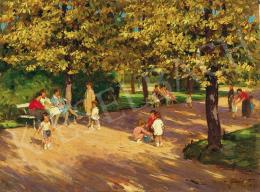 Gaál, Ferenc - Sunlit Park in Nagybánya, 1931 