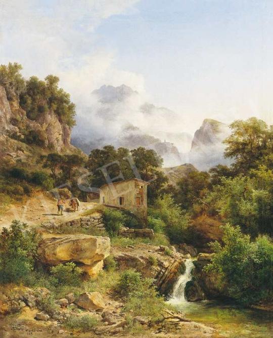 Ifj. Markó, Károly jr. - Italian Landscape, 1889 | 36th Auction auction / 88 Lot