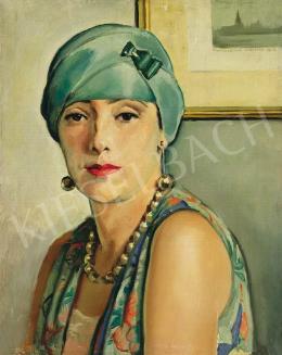  Zádor, István - Woman with Art Deco Earrings, 1928 