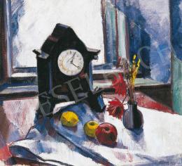  Barcsay, Jenő - Still Life with a Table Clock, 1927 