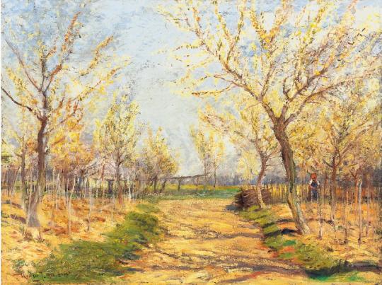 Ujváry, Ignác - Spring garden, 1910 | 37th Auction auction / 7 Lot