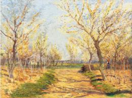 Ujváry, Ignác - Spring garden, 1910 