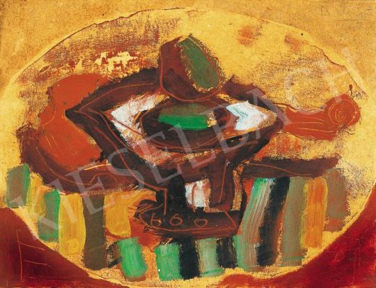  Bálint, Endre - Still life with fruit bowl and violin, around 1946-47 | 37th Auction auction / 15 Lot