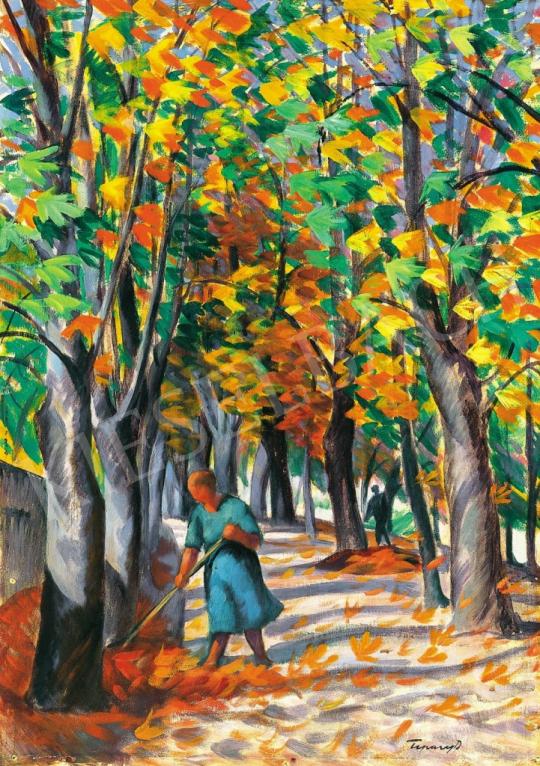  Tipary, Dezső - Autumn alley | 37th Auction auction / 20 Lot