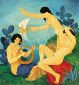  Bayer (Bayor), Ágost - Singing nymphs, 1932 