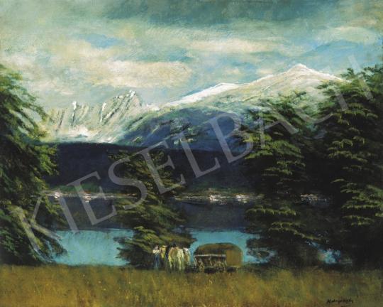  Mednyánszky, László - Lakelet with Snowy Peaks | 19th Auction auction / 51 Lot
