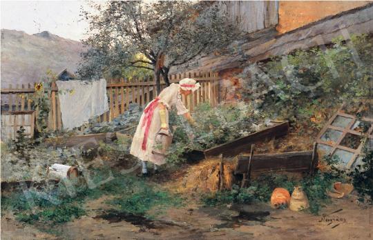 Neogrády, Antal - The little gardener girl | 37th Auction auction / 31 Lot