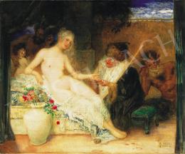  Veith, Eduard - Young beauty and the fortune teller, 1920 