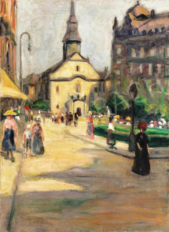 Színes, Elemér - Ferenciek square, 1910's | 37th Auction auction / 61 Lot