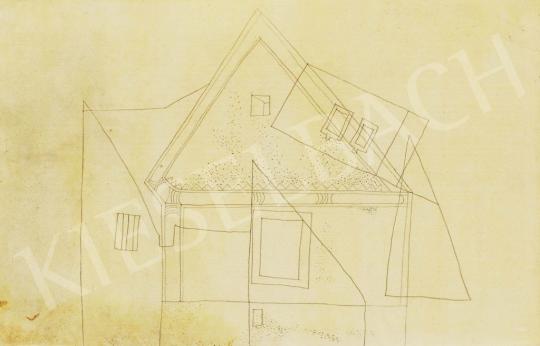 Vajda, Lajos - Splodgy house with saw pattern | 37th Auction auction / 105 Lot