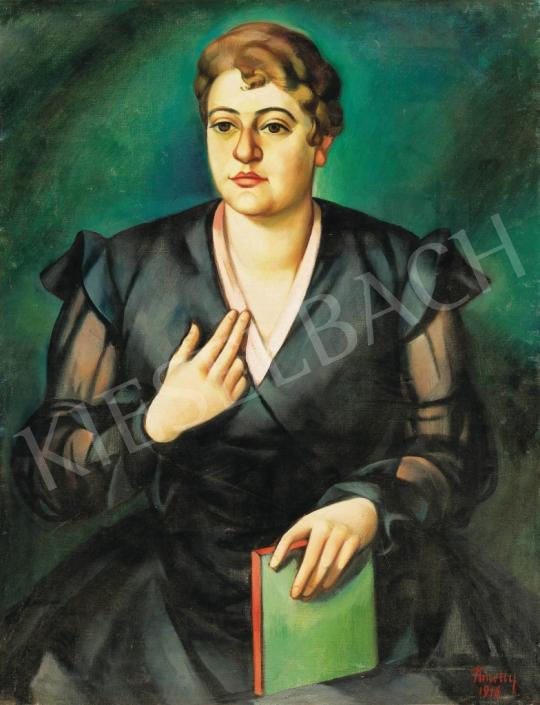  Kmetty János - Női portré, 1916 | 37. Aukció aukció / 150 tétel